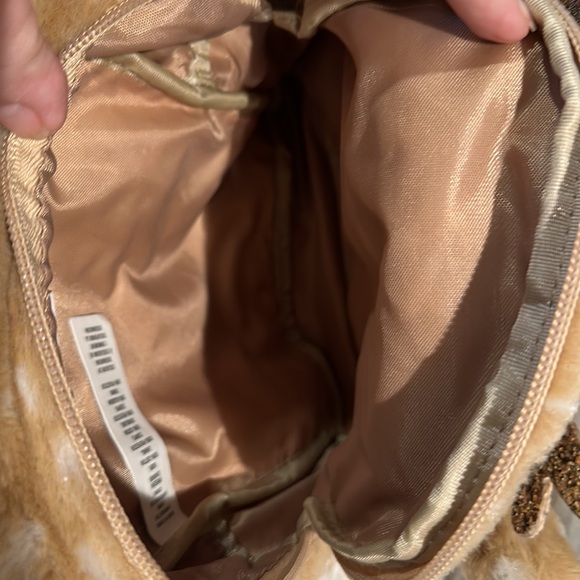 Adorable Holiday Reindeer Plush backpack Bag NWOT - Picture 3 of 6